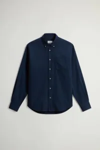 Košeľa Woolrich Light Flannel Shirt Melton Blue