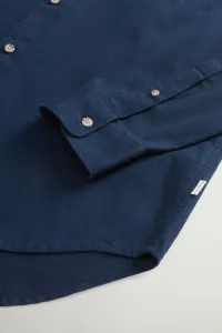 Košeľa Woolrich Light Flannel Shirt Melton Blue