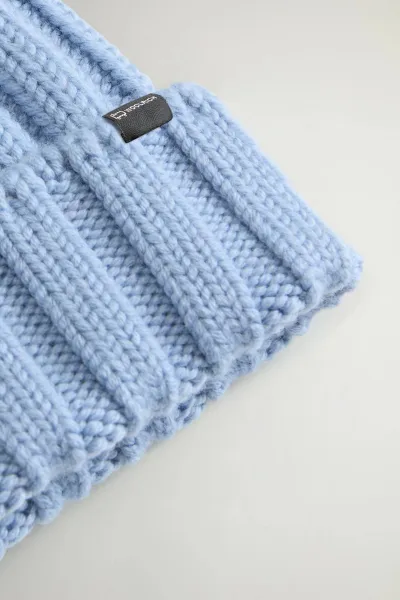 Čapica Woolrich Beanie Cashmere Pom Pom Citadel