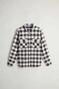 Košeľa Woolrich Med Weight Flannel Shirt Blue Buffalo