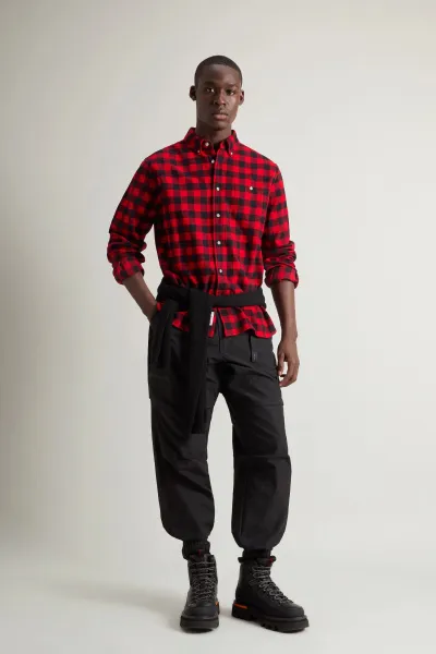 Košeľa Woolrich Traditional Flannel Shirt Red Buffalo