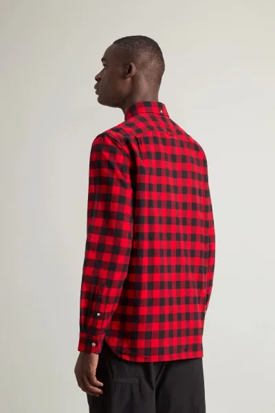 Košeľa Woolrich Traditional Flannel Shirt Red Buffalo