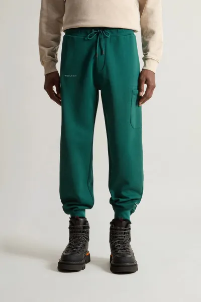 Tepláky Woolrich Tech Fleece Pant Ponderosa Pine