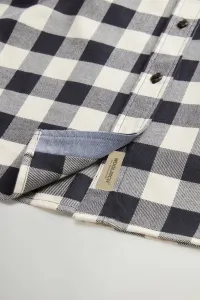Košeľa Woolrich Med Weight Flannel Shirt Blue Buffalo