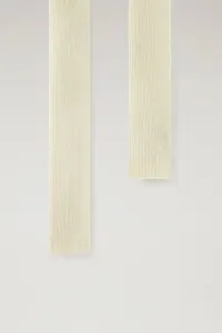 Šál Woolrich Cashmere Ribbed Scarf Milky Cream