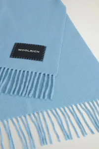 Šál Woolrich Big Logo Patch Scarf Citadel