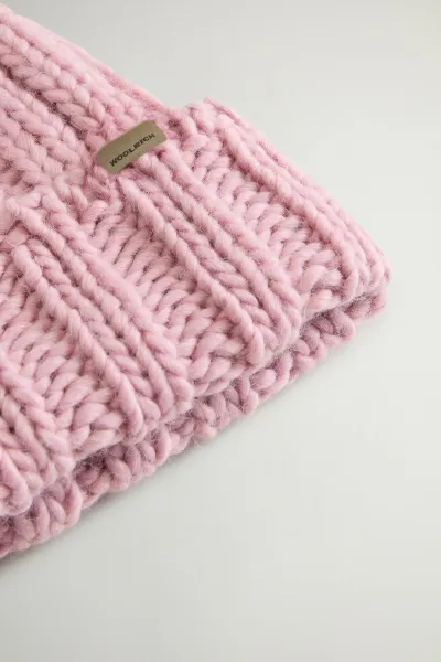 Čapica Woolrich Chunky Beanie Woodrose