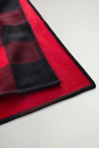 Deka Woolrich Buffalo Check Throw Red Buffalo
