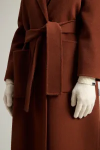 Rukavice Woolrich Cashmere Ribbed Gloves Milky Cream