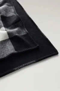 Deka Woolrich Buffalo Check Throw White Buffalo