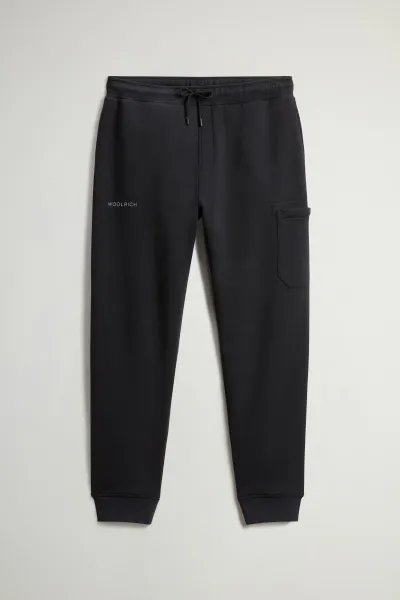 Tepláky Woolrich Tech Fleece Pant Black