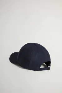Šiltovka Woolrich Solid Wool Baseball Cap Melton Blue