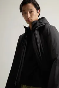 Kabát Woolrich Stretch 2In1 Carcoat Black