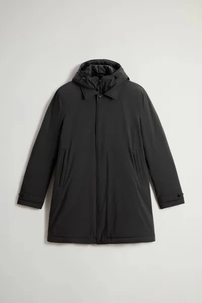 Kabát Woolrich Stretch 2In1 Carcoat Black