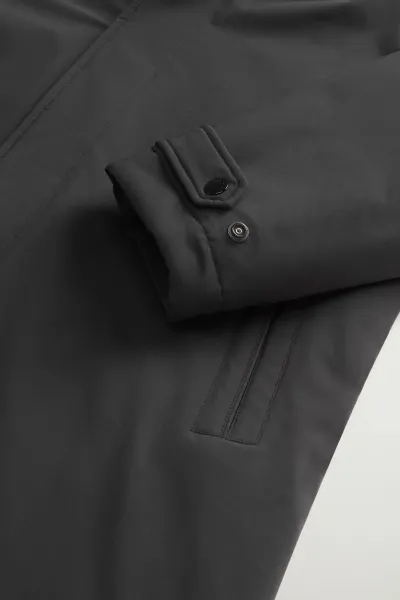 Kabát Woolrich Stretch 2In1 Carcoat Black