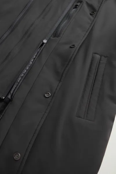 Kabát Woolrich Stretch 2In1 Carcoat Black