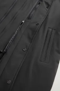 Kabát Woolrich Stretch 2In1 Carcoat Black