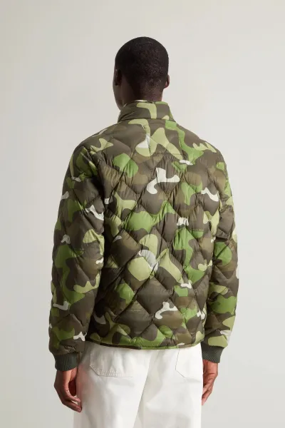 Bunda Woolrich Heritage Camo Jacket Green Terrain Camo