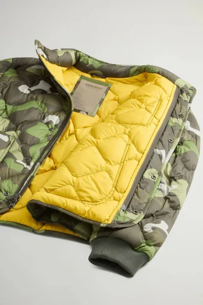 Bunda Woolrich Heritage Camo Jacket Green Terrain Camo