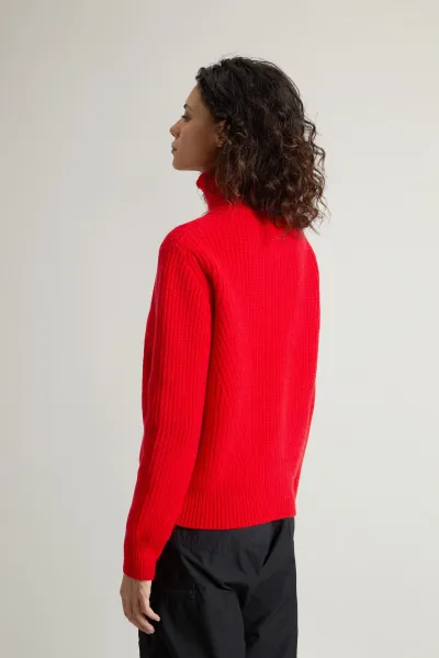Rolák Woolrich Canberra Turtleneck Cherry Tomato