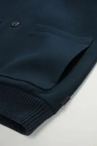 Bunda Woolrich Melton Wool Bomber Melton Blue