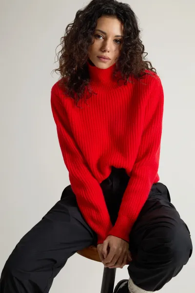 Rolák Woolrich Canberra Turtleneck Cherry Tomato