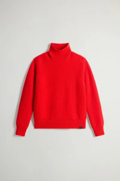 Rolák Woolrich Canberra Turtleneck Cherry Tomato