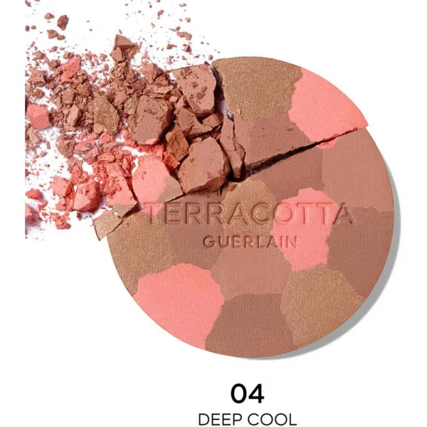 GUERLAIN Terracotta Light bronzujúci rozjasňujúci púder plniteľný odtieň 04 Deep Cool 10 g