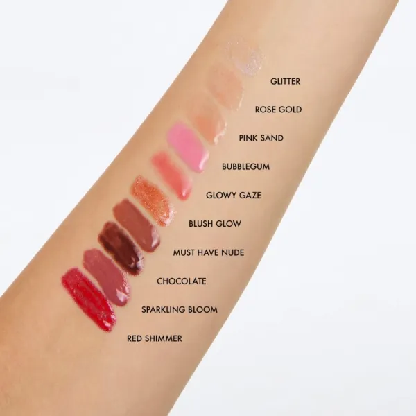 NOBEA Day-to-Day Hydrating Lipgloss hydratačný lesk na pery Sparkling Bloom 7 ml
