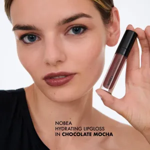 NOBEA Day-to-Day Hydrating Lipgloss hydratačný lesk na pery Chocolate Mocha 7 ml