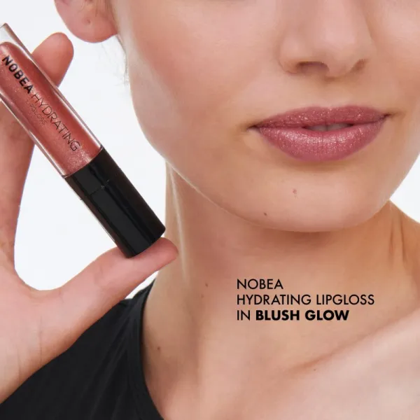 NOBEA Day-to-Day Hydrating Lipgloss hydratačný lesk na pery Blush Glow 7 ml