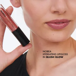 NOBEA Day-to-Day Hydrating Lipgloss hydratačný lesk na pery Blush Glow 7 ml