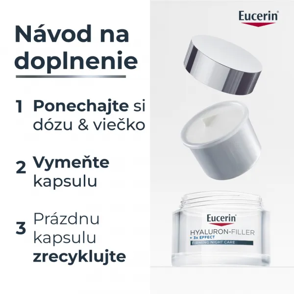 Eucerin HYALURON-FILLER+3xEFFECT Denný krém REFILL