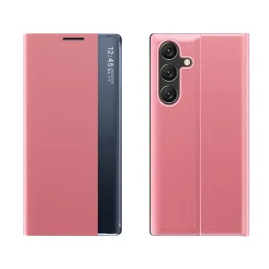MG Sleep Case knižkové puzdro na Samsung Galaxy S25, ružové