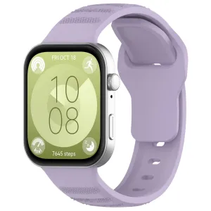 BStrap Silicone remienok na Huawei Watch Fit 3, purple