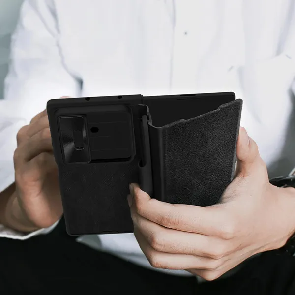 Nillkin Qin Book PRO Pen Slot Pouzdro pro Samsung Galaxy Z Fold 7 Black