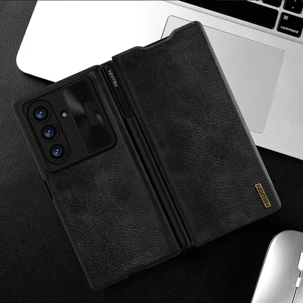 Nillkin Qin Book PRO Pen Slot Pouzdro pro Samsung Galaxy Z Fold 7 Black