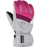 Ziener  LEIF-Z GTX pop pink/light melange, 7,5 Detské rukavice