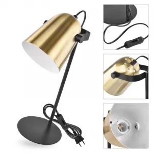 EMOS Stolní lampa Nina zlatá