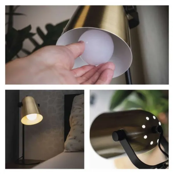 EMOS Stolní lampa Nina zlatá