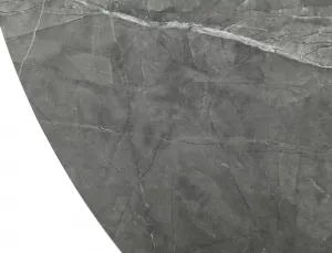 Signal Rozkládací jídelní stůl Angel 120/160 cm šedý mramor/černý