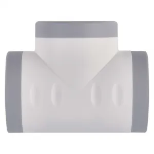 EMOS Rozbočovací zásuvka se 2 USB porty Declan bílá/šedá
