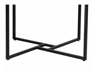 Signal Okrúhly jedálenský stôl Alto 120 cm dub prírodný/čierny