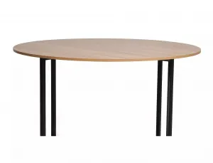 Signal Okrúhly jedálenský stôl Alto 120 cm dub prírodný/čierny