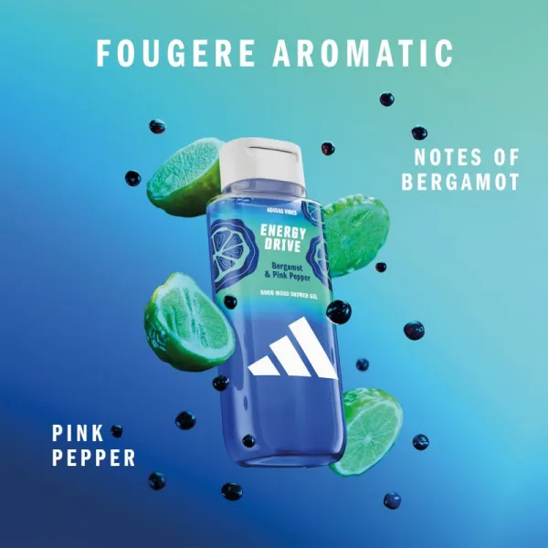 Adidas Vibes Energy Drive sprchový gél unisex 400 ml