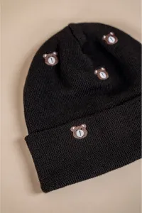 Detská čiapka Ander LITTLE BEAR z merino vlny