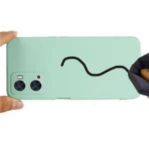 RUBBER Ochranný kryt pre Oppo A96 zelený