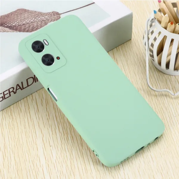 RUBBER Ochranný kryt pre Oppo A96 zelený