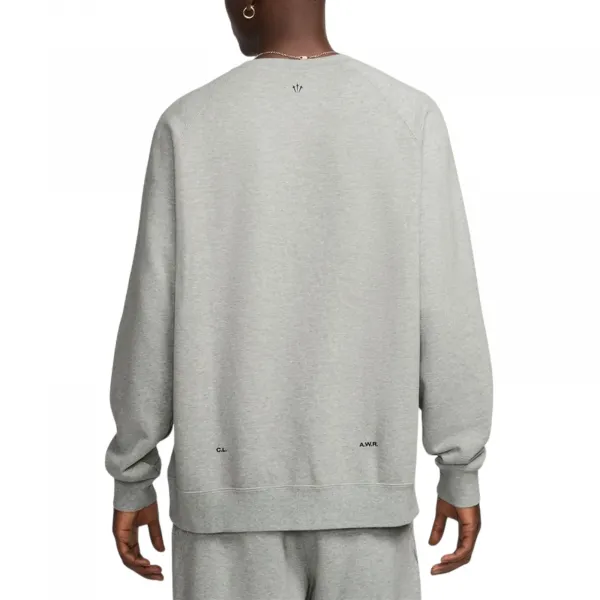 Nike x Nocta Fleece CS Crew Hoodie "Dark Grey Heather" (FN8160-063)