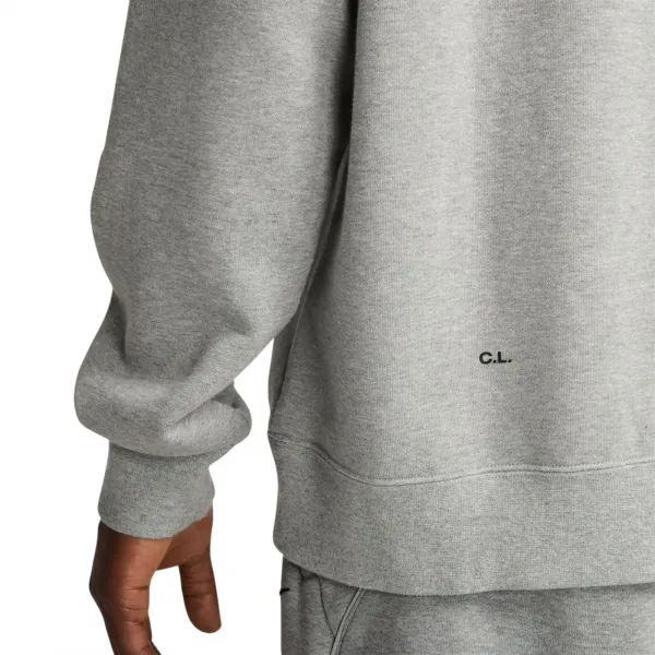 Nike x Nocta Fleece CS Crew Hoodie "Dark Grey Heather" (FN8160-063)